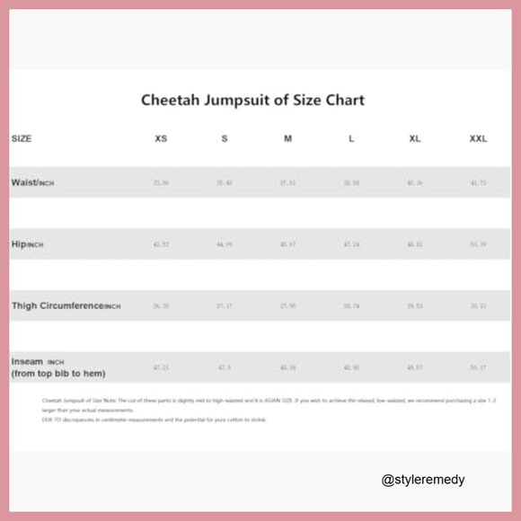 Leopard Print Denim Overalls, Loose Fit Wide Leg Jumpsuit - Picture 4 of 7